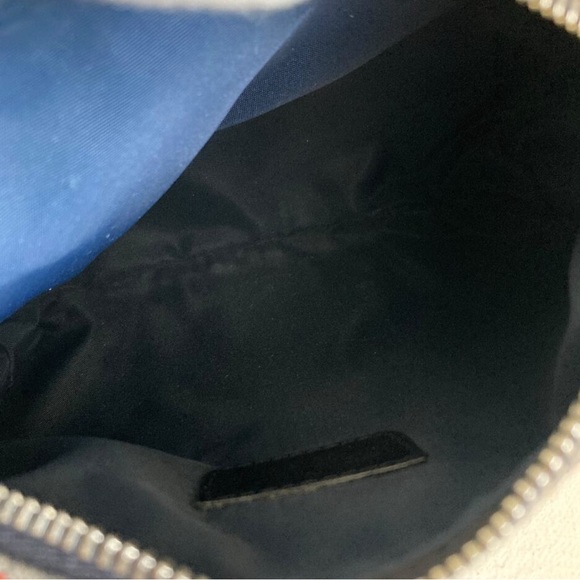 VINTAGE Christian Dior Flight Line Oblique Denim Pouch - Picture 9 of 9